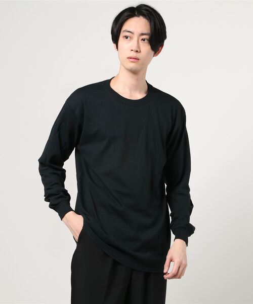 GILDAN(ギルダン)の「GILDAN/ 6.0oz ギルダン ウルトラコットン ドロップショルダー ビッグシルエット 無地 ロンT(Tシャツ/カットソー・メンズ・ホワイト/ブラック/ベージュ/グリーン/ネイビー/グレー/インディゴブルー/オレンジ/ライム/チャコールグレー/アッシュグレー・MEDIUM/LARGE/X-LARGE/SMALL)」の20枚目の写真