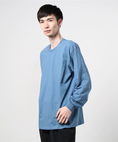 GILDAN(ギルダン)の「GILDAN/ 6.0oz ギルダン ウルトラコットン ドロップショルダー ビッグシルエット 無地 ロンT(Tシャツ/カットソー・メンズ・ホワイト/ブラック/ベージュ/グリーン/ネイビー/グレー/インディゴブルー/オレンジ/ライム/チャコールグレー/アッシュグレー・MEDIUM/LARGE/X-LARGE/SMALL)」の21枚目の写真