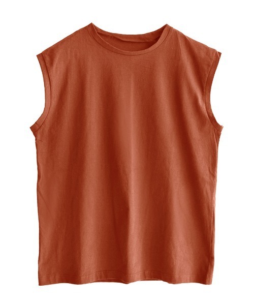 zootie（ズーティー）の「【インナーにも使えるフレンチスリーブT】 URBAN PLUS フレンチスリーブカットソー（Tシャツ/カットソー・レディース・ネイビー/ブラック/ライトブルー/グレイッシュブルー/オフホワイト/グレイッシュベージュ/カーキ/チャコール/パープル/キャメル/ライトピンク/イエロー系その他/ライトカーキ/ラベンダー/アイボリー/ブラウン系その他/ダークグリーン/スモークピンク/ライトベージュ・M）」の21枚目の写真