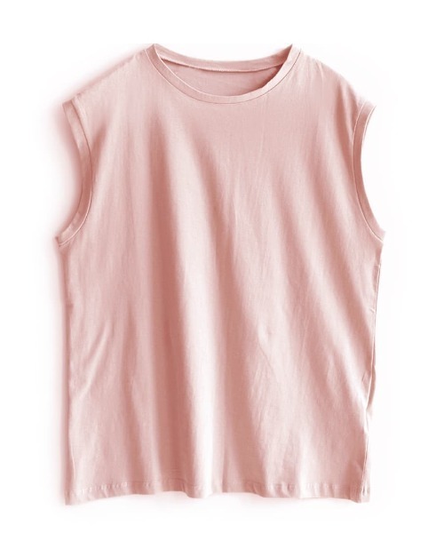 zootie（ズーティー）の「【インナーにも使えるフレンチスリーブT】 URBAN PLUS フレンチスリーブカットソー（Tシャツ/カットソー・レディース・ネイビー/ブラック/ライトブルー/グレイッシュブルー/オフホワイト/グレイッシュベージュ/カーキ/チャコール/パープル/キャメル/ライトピンク/イエロー系その他/ライトカーキ/ラベンダー/アイボリー/ブラウン系その他/ダークグリーン/スモークピンク/ライトベージュ・M）」の20枚目の写真