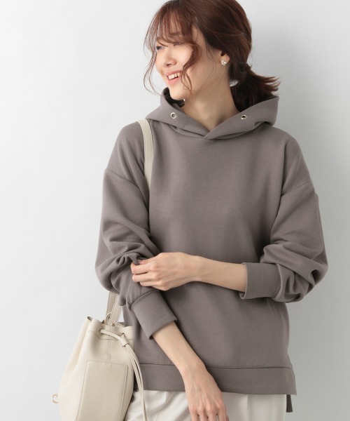 GLOBAL WORK（グローバルワーク）の「ハンサムビジンパーカー/930885（パーカー・レディース・グレー系その他/パープル系その他2/ブラウン/ホワイト/グリーン系その他3・LARGE/MEDIUM）」の4枚目の写真