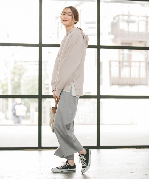 GLOBAL WORK（グローバルワーク）の「ハンサムビジンパーカー/930885（パーカー・レディース・グレー系その他/パープル系その他2/ブラウン/ホワイト/グリーン系その他3・LARGE/MEDIUM）」の15枚目の写真