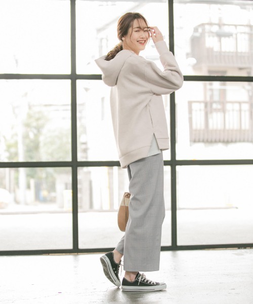 GLOBAL WORK（グローバルワーク）の「ハンサムビジンパーカー/930885（パーカー・レディース・グレー系その他/パープル系その他2/ブラウン/ホワイト/グリーン系その他3・LARGE/MEDIUM）」の9枚目の写真