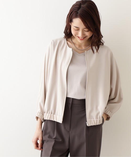 NATURAL BEAUTY BASIC ドルマンジップアップブルゾン NATURAL BEAUTY BASIC（ナチュラルビューティーベーシック）の