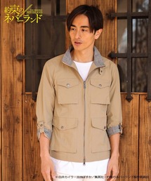UNION STATION | 【約束のネバーランド×UNION STATION】ストレッチグログランフィールドジャケット(ミリタリージャケット)