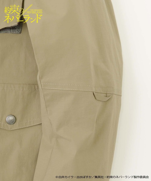 UNION STATION（ユニオンステーション）の「【約束のネバーランド×UNION STATION】ストレッチグログランフィールドジャケット（ミリタリージャケット・メンズ・ベージュ・LL/M/L）」の9枚目の写真