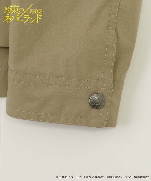 UNION STATION（ユニオンステーション）の「【約束のネバーランド×UNION STATION】ストレッチグログランフィールドジャケット（ミリタリージャケット・メンズ・ベージュ・LL/M/L）」の4枚目の写真