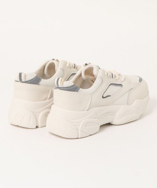 STYLEBLOCK(スタイルブロック)の「リフレクター付きダッドスニーカー(スニーカー・レディース・ホワイト/ベージュ・38/39/37/40/35/36)」の8枚目の写真