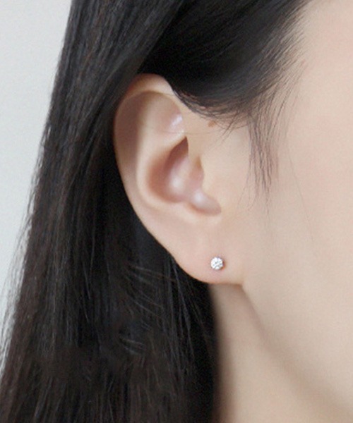 ８(eight)（エイト）の「silver925 ピアス（ピアス（両耳用）・メンズ・H/K/P/O/J/A/F/Q/C/G/E/S/D/T/R/I/B/L/N/M・FREE）」の5枚目の写真