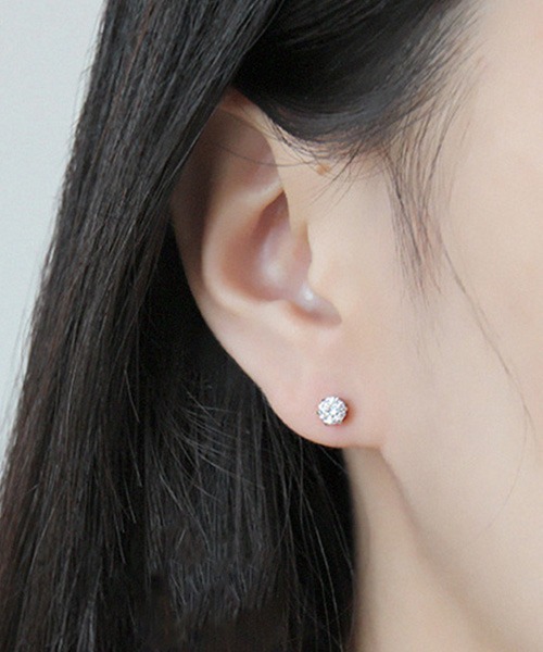 ８(eight)（エイト）の「silver925 ピアス（ピアス（両耳用）・メンズ・H/K/P/O/J/A/F/Q/C/G/E/S/D/T/R/I/B/L/N/M・FREE）」の6枚目の写真