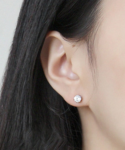 ８(eight)（エイト）の「silver925 ピアス（ピアス（両耳用）・メンズ・H/K/P/O/J/A/F/Q/C/G/E/S/D/T/R/I/B/L/N/M・FREE）」の7枚目の写真
