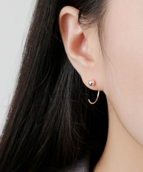 ８(eight)（エイト）の「silver925 ピアス（ピアス（両耳用）・メンズ・H/K/P/O/J/A/F/Q/C/G/E/S/D/T/R/I/B/L/N/M・FREE）」の15枚目の写真