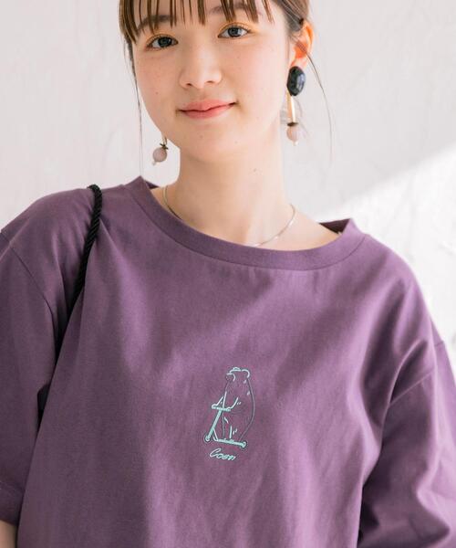 Web限定カラー ベアイラストtシャツ レディース Women Coen コーエン 公式ファッション通販