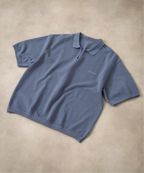 crepuscule（クレプスキュール）の「◆【CREPUSCULE / クレプスキュール】417別注 ニットポロシャツ（ニット/セーター・メンズ・ブラック系その他/グレー/グリーン/ネイビー・MEDIUM/LARGE）」の4枚目の写真