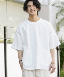 Chef’s Choice 10.2ozヘビーウェイト ルーズシルエット Wポケット Tシャツ シェフ ウェイターTEE