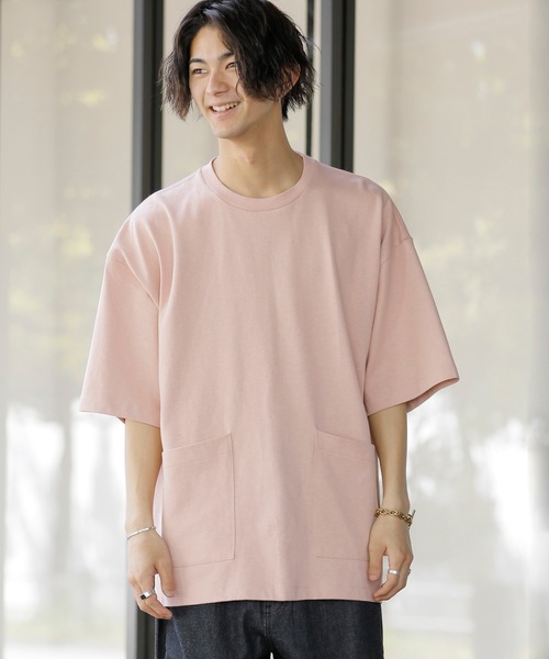 Beno(ビーノ)の「Chef’s Choice 10.2ozヘビーウェイト ルーズシルエット Wポケット Tシャツ シェフ ウェイターTEE(Tシャツ/カットソー・メンズ・ブラック/オフホワイト/サックスブルー/アイボリー/ヘザーグレー/ラベンダー/オートミール/ライトイエロー/スモークピンク/グレイッシュベージュ・M/L/XL)」の10枚目の写真
