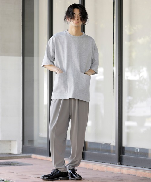 Beno(ビーノ)の「Chef’s Choice 10.2ozヘビーウェイト ルーズシルエット Wポケット Tシャツ シェフ ウェイターTEE(Tシャツ/カットソー・メンズ・ブラック/オフホワイト/サックスブルー/アイボリー/ヘザーグレー/ラベンダー/オートミール/ライトイエロー/スモークピンク/グレイッシュベージュ・M/L/XL)」の20枚目の写真