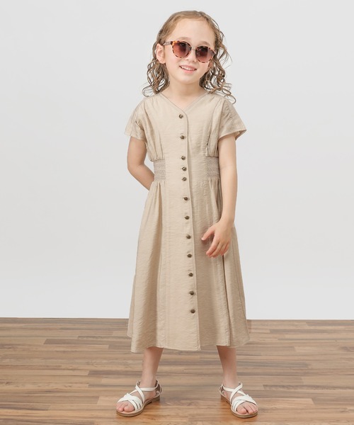 セール Kids スモッキングワンピース ワンピース Bayflow ベイフロー のファッション