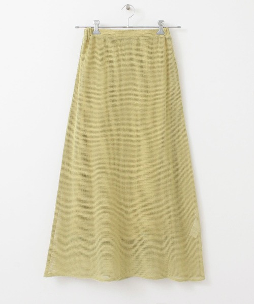 KBF（ケイビーエフ）の「メッシュフレアスカート（スカート・レディース・ライトカーキ/ナチュラル/グリーン系その他・ONE）」の12枚目の写真