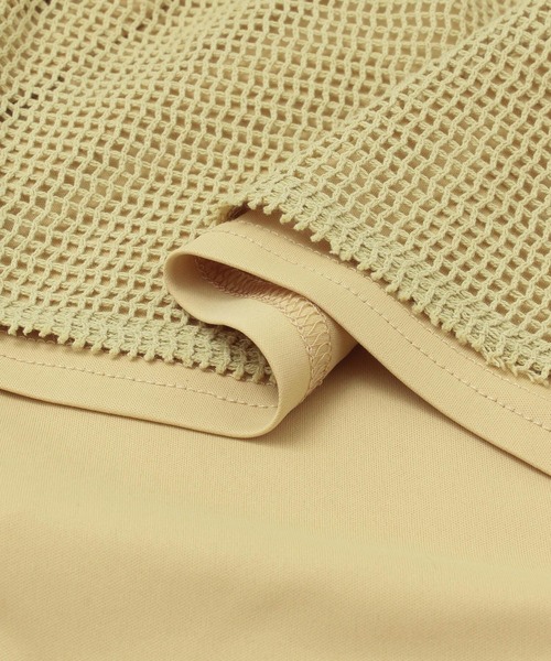 KBF（ケイビーエフ）の「メッシュフレアスカート（スカート・レディース・ライトカーキ/ナチュラル/グリーン系その他・ONE）」の21枚目の写真