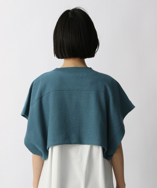 LOWRYS FARM（ローリーズファーム）の「【セットアイテム】ショートニット２ＰＳＳ　950301（ニット/セーター・レディース・ブラック/ブルー/アイボリー・FREE）」の14枚目の写真