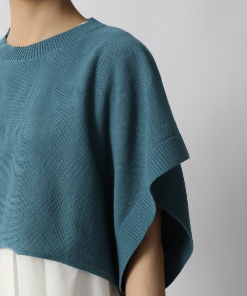 LOWRYS FARM（ローリーズファーム）の「【セットアイテム】ショートニット２ＰＳＳ　950301（ニット/セーター・レディース・ブラック/ブルー/アイボリー・FREE）」の17枚目の写真