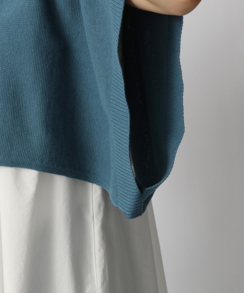 LOWRYS FARM（ローリーズファーム）の「【セットアイテム】ショートニット２ＰＳＳ　950301（ニット/セーター・レディース・ブラック/ブルー/アイボリー・FREE）」の19枚目の写真