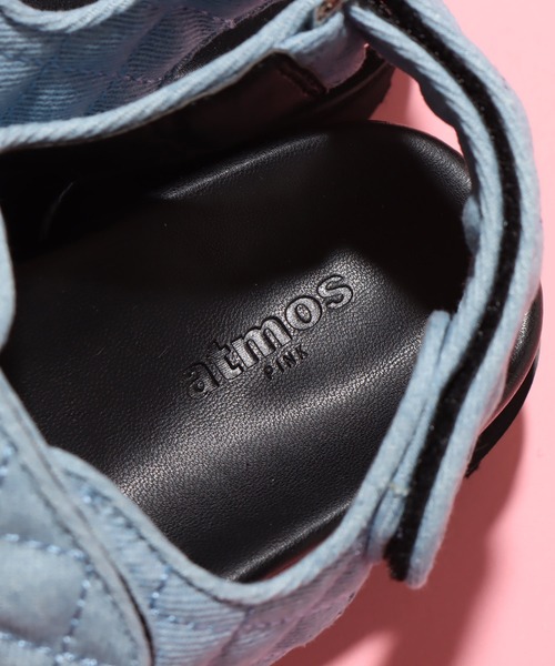 atmos pink(アトモスピンク)の「atmos pink キルティングサンダル(サンダル・レディース・ホワイト/ブラック/ネイビー・S/M/L)」の7枚目の写真