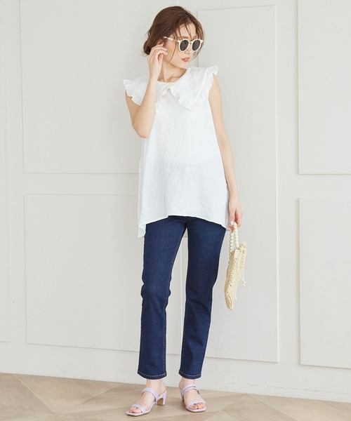 TO BE CHIC 取り外し可能な襟がとてもかわいいブラウス　44 TO BE CHIC 取り外し可能な襟がとてもかわいいブラウス 44 TO BE