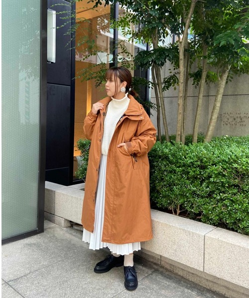 MANASTASH（マナスタッシュ）の「MANASTASH/マナスタッシュ　W's 3WAY COAT　ウィメンズ　３ウェイ　コート（モッズコート・レディース・ブラック/タン/オリーブ・MEDIUM）」の2枚目の写真