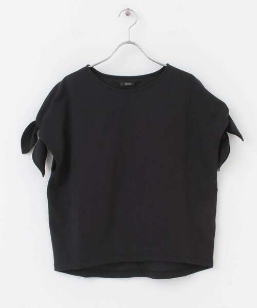 URBAN RESEARCH ROSSO WOMEN（アーバンリサーチ　ロッソ）の「URTECH+抗菌 リボンコクーンプルオーバー（Tシャツ/カットソー・レディース・ブラック/オフホワイト/ラベンダー・FREE）」の22枚目の写真