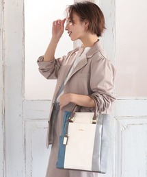 Clelia | 2wayトリコロールカラートートリュック(バックパック/リュック)