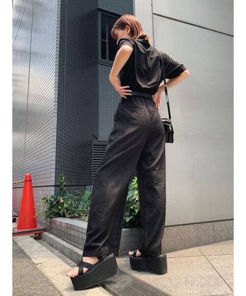 ハーフスリーブオールインワン