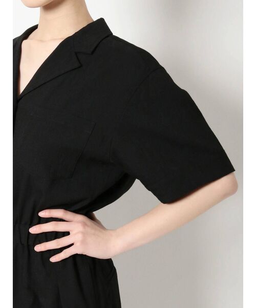 EVRIS（エヴリス）の「ハーフスリーブオールインワン（つなぎ/オールインワン・レディース・その他1/アイボリー/ブラック・FREE）」の19枚目の写真