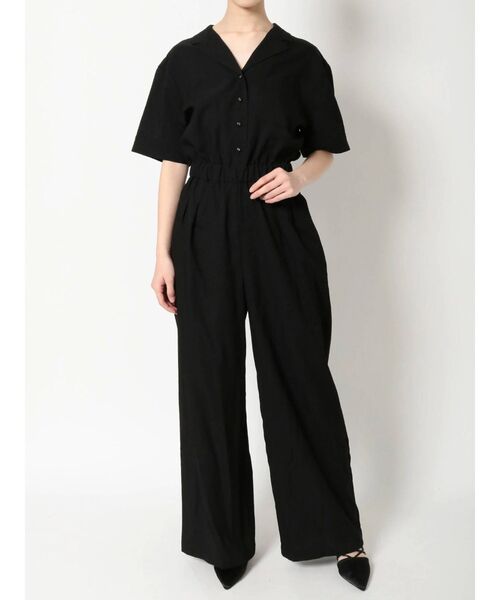 EVRIS（エヴリス）の「ハーフスリーブオールインワン（つなぎ/オールインワン・レディース・その他1/アイボリー/ブラック・FREE）」の21枚目の写真