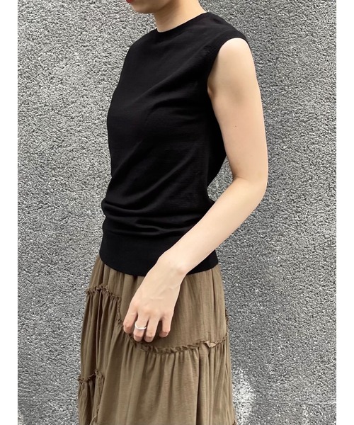 CASA FLINE（カーサフライン）の「コットンティアードスカート（スカート・レディース・カーキ/ブラック・FREE）」の12枚目の写真