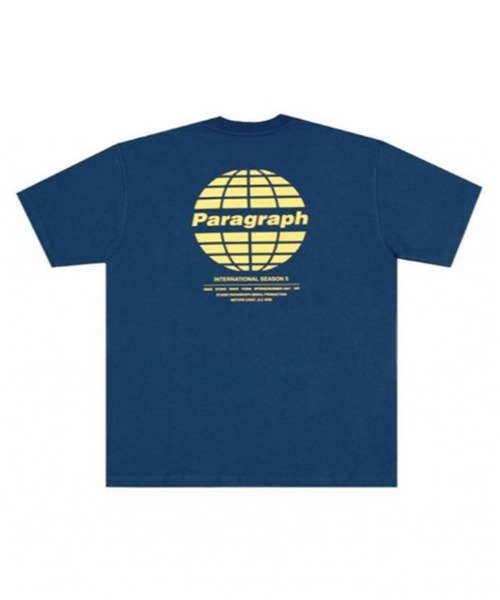 Paragraph(パラグラフ)の「【Paragraph】ラウンドロゴプリント半袖Tシャツ/№28(Tシャツ/カットソー・メンズ・ホワイト/ブラック/ネイビー/グレー/グリーン/チャコール・フリ-)」の6枚目の写真