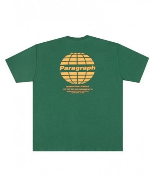 Paragraph(パラグラフ)の「【Paragraph】ラウンドロゴプリント半袖Tシャツ/№28(Tシャツ/カットソー・メンズ・ホワイト/ブラック/ネイビー/グレー/グリーン/チャコール・フリ-)」の5枚目の写真