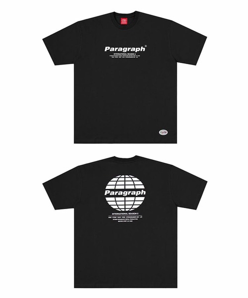 Paragraph(パラグラフ)の「【Paragraph】ラウンドロゴプリント半袖Tシャツ/№28(Tシャツ/カットソー・メンズ・ホワイト/ブラック/ネイビー/グレー/グリーン/チャコール・フリ-)」の8枚目の写真