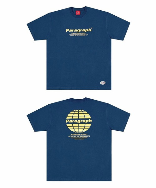 Paragraph(パラグラフ)の「【Paragraph】ラウンドロゴプリント半袖Tシャツ/№28(Tシャツ/カットソー・メンズ・ホワイト/ブラック/ネイビー/グレー/グリーン/チャコール・フリ-)」の12枚目の写真