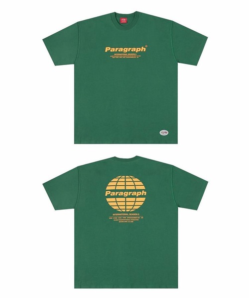 Paragraph(パラグラフ)の「【Paragraph】ラウンドロゴプリント半袖Tシャツ/№28(Tシャツ/カットソー・メンズ・ホワイト/ブラック/ネイビー/グレー/グリーン/チャコール・フリ-)」の11枚目の写真