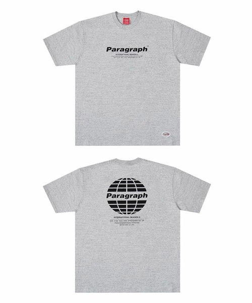 Paragraph(パラグラフ)の「【Paragraph】ラウンドロゴプリント半袖Tシャツ/№28(Tシャツ/カットソー・メンズ・ホワイト/ブラック/ネイビー/グレー/グリーン/チャコール・フリ-)」の9枚目の写真