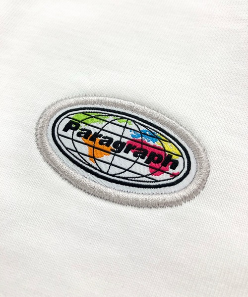 Paragraph(パラグラフ)の「【Paragraph】ラウンドロゴプリント半袖Tシャツ/№28(Tシャツ/カットソー・メンズ・ホワイト/ブラック/ネイビー/グレー/グリーン/チャコール・フリ-)」の16枚目の写真