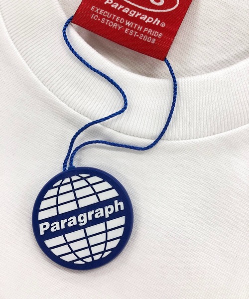 Paragraph(パラグラフ)の「【Paragraph】ラウンドロゴプリント半袖Tシャツ/№28(Tシャツ/カットソー・メンズ・ホワイト/ブラック/ネイビー/グレー/グリーン/チャコール・フリ-)」の17枚目の写真