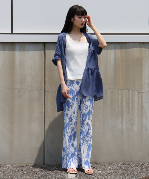 VENCEEXCHANGE（ヴァンスエクスチェンジ）の「リブアシメタンクトップ（タンクトップ・レディース・オリーブ/オフホワイト/ブラウン・M）」の17枚目の写真