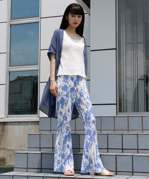 VENCEEXCHANGE（ヴァンスエクスチェンジ）の「リブアシメタンクトップ（タンクトップ・レディース・オリーブ/オフホワイト/ブラウン・M）」の18枚目の写真