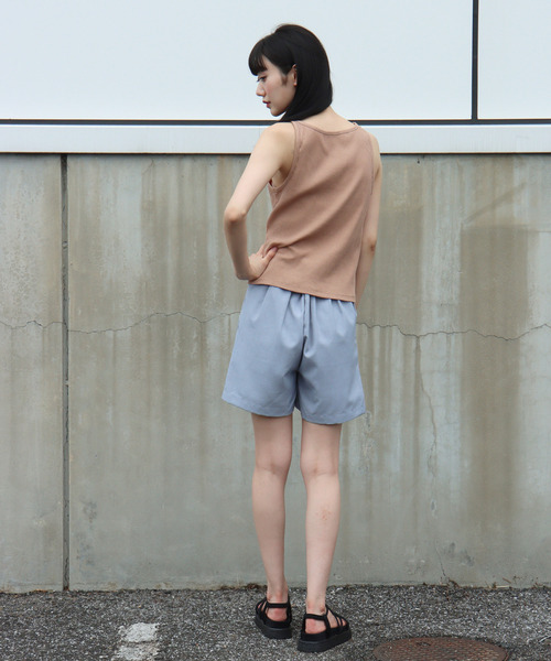 VENCEEXCHANGE（ヴァンスエクスチェンジ）の「リブアシメタンクトップ（タンクトップ・レディース・オリーブ/オフホワイト/ブラウン・M）」の22枚目の写真