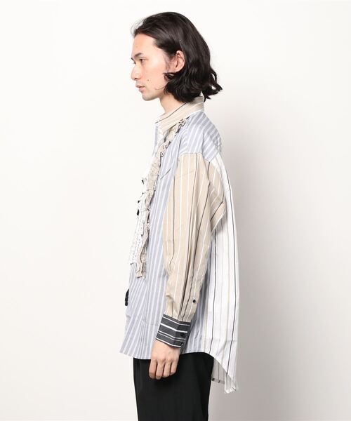 VIKTOR&ROLF（ヴィクター&ロルフ）の「VIKTOR&ROLF(ヴィクター＆ロルフ)マルチフリルストライプシャツ/RUFFLED SHIRT（シャツ/ブラウス・メンズ・マルチ・46/48）」の7枚目の写真