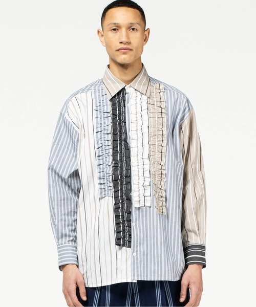 VIKTOR&ROLF（ヴィクター&ロルフ）の「VIKTOR&ROLF(ヴィクター＆ロルフ)マルチフリルストライプシャツ/RUFFLED SHIRT（シャツ/ブラウス・メンズ・マルチ・46/48）」の21枚目の写真