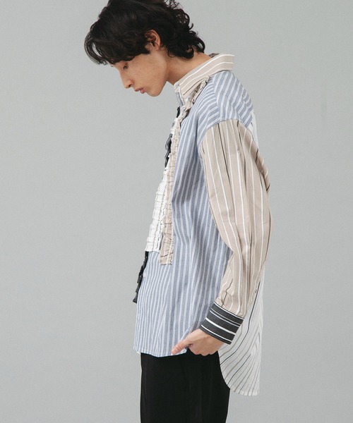 VIKTOR&ROLF（ヴィクター&ロルフ）の「VIKTOR&ROLF(ヴィクター＆ロルフ)マルチフリルストライプシャツ/RUFFLED SHIRT（シャツ/ブラウス・メンズ・マルチ・46/48）」の12枚目の写真